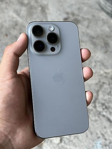 Apple iPhone: IPhone 15 Pro, Новый, 256 ГБ, White Titanium, Коробка, 87 % — 9
