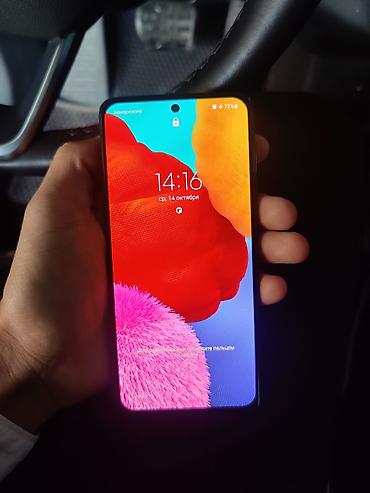 Samsung Galaxy A51, Б/у, 64 ГБ, цвет - Черный, 2 SIM