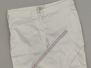buty na koturnie zakryte palce: Material trousers for women, size M