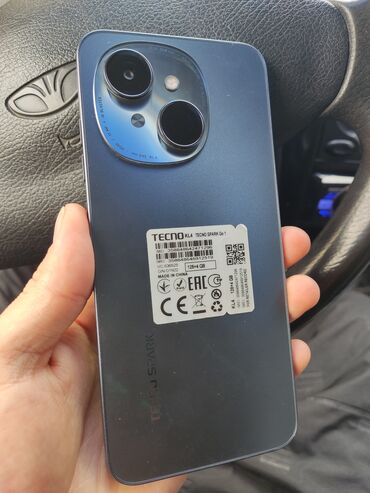 Tecno: Tecno Spark Go 2024, Б/у, 128 ГБ, цвет - Синий, 2 SIM — 4