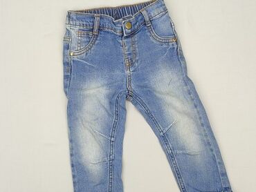 używane rajstopy olx: Denim pants, F&F, 12-18 months, condition - Good