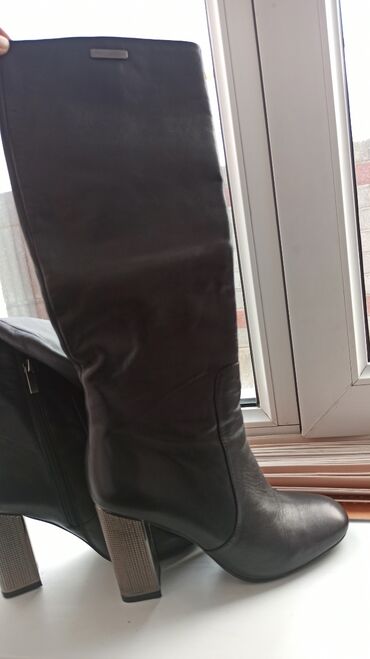 зимние кроссовки женские: Сапоги, 36, цвет - Черный