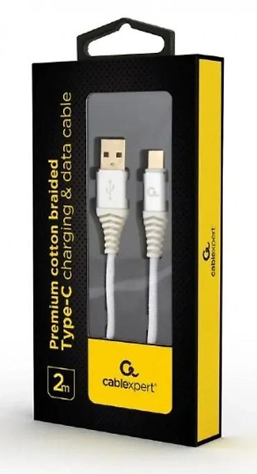 Kablovi za telefone: Cablexpert USB-A na USB Type‑C kabl, 2 m - Dužina: 2 metra – idealno — 1