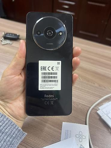 Redmi, Redmi A3, Б/у, 64 ГБ, цвет - Черный, 2 SIM