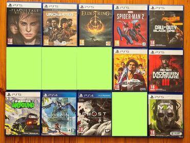 i̇phone 5: PS5 A Plague Tale Requiem - 50 azn PS5 Uncharted Thieves Collection -