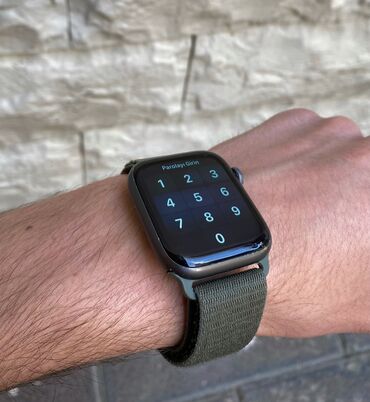apple watch 7 41: Smart saat, Apple, rəng - Boz