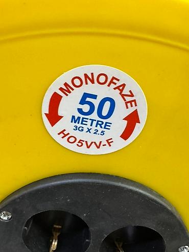 трос 50 метров: Удлинитель, На катушке, Длина: 30 м, 4 розетки — 3