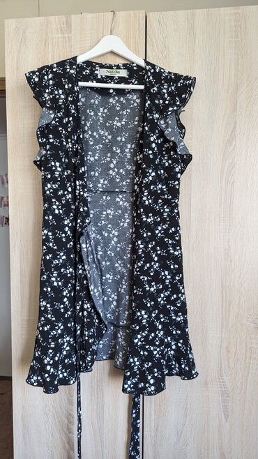 халат платье: Күнүмдүк көйнөк, Made in KG, Жай, Кыска модель, Сарафан, XS (EU 34), 2XS (EU 32)