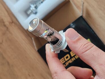 sari led: Lupalı Led H7 blijniy cüt, Təptəzə, cəriməsi yoxdu, işıq effekti çox