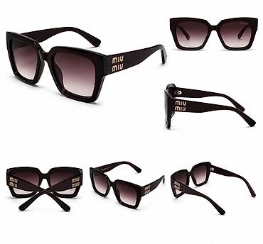 narukvica van cleef: Miu Miu ženske sunčane naočare – kvadratni oversized model - Okvir — 1