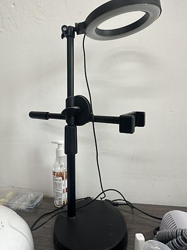 digital camera: Штатив Настольная стойка с кольцевой LED-лампой и держателем для — 2