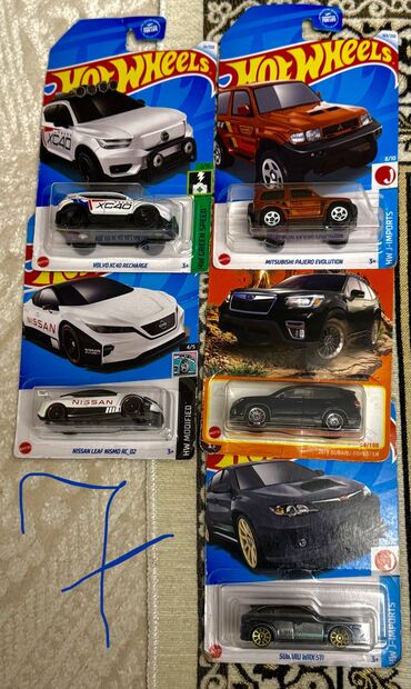 Avtomobil modelləri: Bu, müxtəlif modellərə malik Hot Wheels oyuncaq maşın dəstidir. Hər — 8