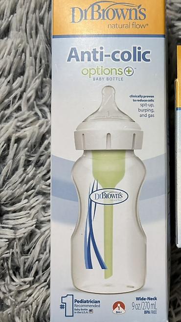 philips avent süd sağan: Dr. Brown’s Natural Flow Options+ Anti-colic geniş ağızlı uşaq — 1