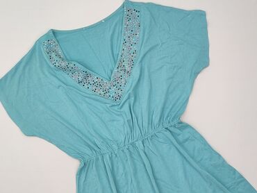 sukienki welurowa marszczona: Women`s dress, size S