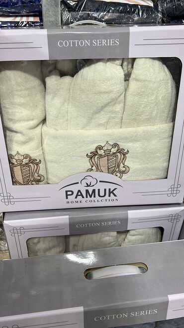 Наволочки: PAMUK Home Collection – Cotton Series dəstləri Məhsul: Xalat və