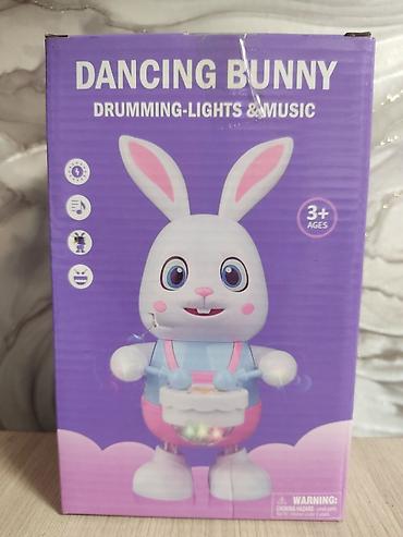 Игрушки: Интерактивная игрушка «Dancing/Drummer Bunny» — танцующий зайчик с — 4