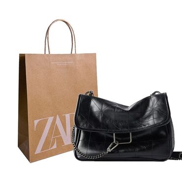 Женская сумка Zara 

2024 новинка сумка-хобо, вместительная