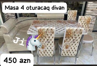 купить бу пластиковые окна: Yeni, Masa və oturacaqlar