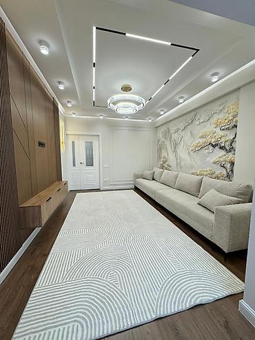 3х: 3 комнаты, 100 м², Асанбай мкр Элитка, 7 этаж, Свежий ремонт — 4