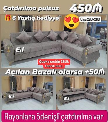 uglavoy divan: Künc divan, Yeni, Açılan, Bazalı, Parça, Şəhərdaxili pulsuz çatdırılma — 1