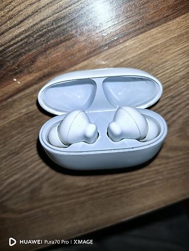 Qulaqcıqlar: İşlənmiş Simsiz (Bluetooth) Qulaqcıqlar, Huawei, rəng - Ağ — 1