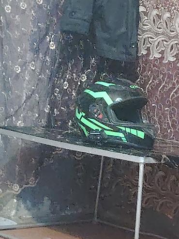 moto mator: Motokros tipli tam üzlü kaska - Rəng və dizayn: qara əsas rəng — 1