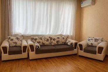 dekor gul: İşlənmiş, Divan, 2 kreslo, Açılan — 1