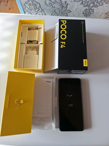 Poco: Poco F4, 256 GB, rəng - Qara, Barmaq izi — 6