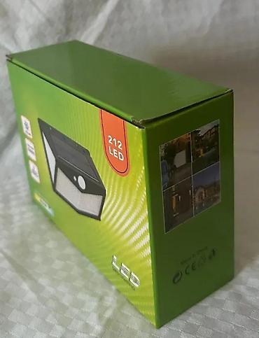maxi staklene case: Solarna LED zidna lampa sa senzorom 212 dioda NOVO. OPIS PROIZVODA — 3