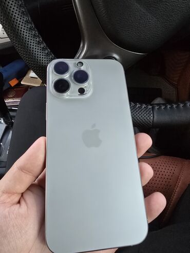 миний телефон: IPhone 16 Pro Max, 256 ГБ, Natural Titanium, 100 %