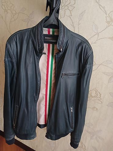 dəri kurtkalar kişi: Visto Fur kişi dəridən gödəkçə - Model: qısa, moto-stil gödəkçə - — 2