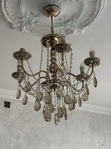 Ev üçün dekor: Çılçıraq, 5 lampa, Metal — 1