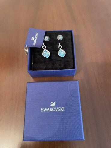 qadın üçün qızıl sırğalar: Sırğa, Swarovski