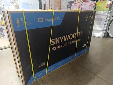 телевизор и подставки: Телевизор Skyworth 65X85G QD-Mini LED 4K 120 Гц Google TV Изображение — 1