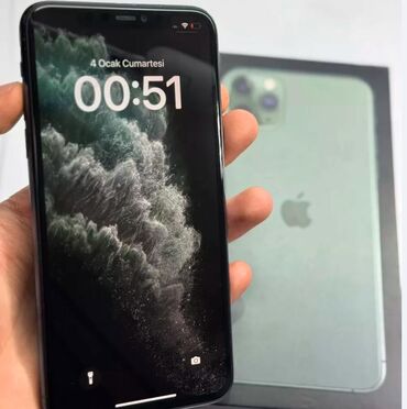 phone 11: IPhone 11 Pro Max, 256 GB, Yaşıl, Face ID