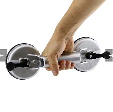 yuk qaldırıcı qurğular: Məhsul: Çiftli alüminium cam vantuz - Material: davamlı alüminium — 6