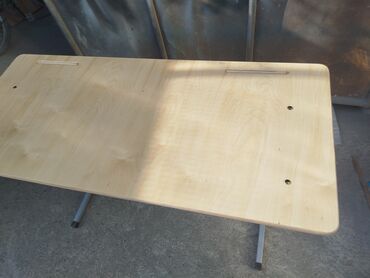 Парты: Парта, С полками, Детская, Металл, цвет - Желтый — 10