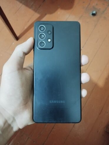 dooge mobil: Samsung Galaxy A72, 128 GB, rəng - Qara, Barmaq izi, Face ID