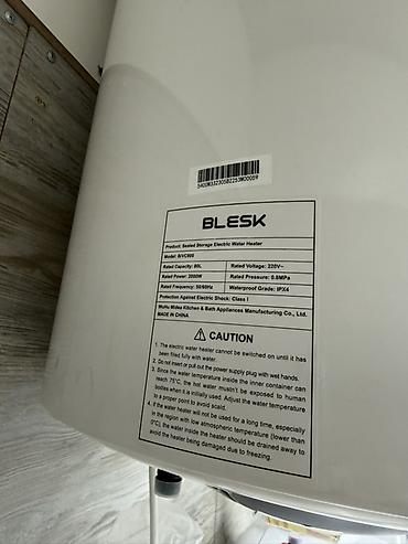 bud e2: Накопительный водонагреватель Объем бака: 80 л, Blesk, Электрический, Регулятор температуры, Эмалированная сталь, Новый — 2