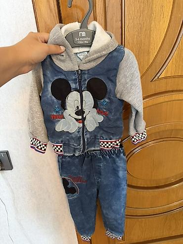 komplekt geyimlər: Uşaq dəsti, Uniseks, 3 - 6 ay, Disney — 3