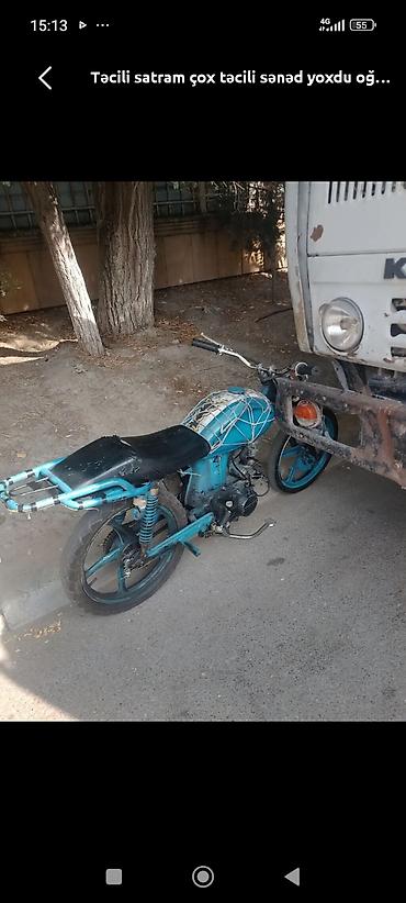 skuter satilir: Salam motor idyal vəziyyət di bir mosqaya xodana motor du sureti 100 — 2