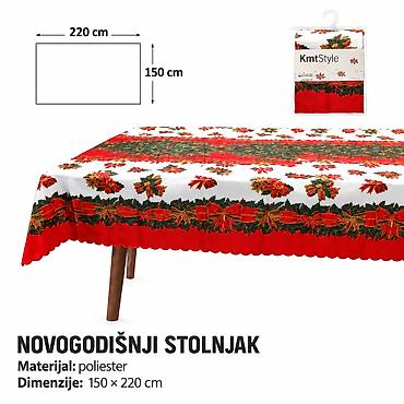 KMT Božićni stolnjak sa motivom mašne 286091 - Brend: Kmt Style -
