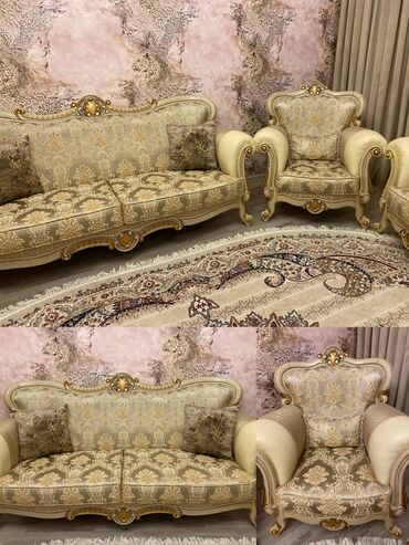 бу мебель в баку: Endirim Divan dəsti 600 azn Yeni kimidi, təmiz türkün malıdı, Belleza