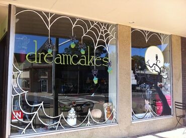 Bayram bəzəkləri: Məhsul/xidmət: Yeni il mövzusunda pəncərə rəsmləri - Dizaynlar: Şam — 14