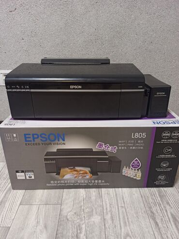 Принтеры: Epson L805 в хорошем состоянии, обслужен