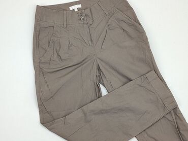brązowy t shirty damskie: Material trousers, XS (EU 34), condition - Very good