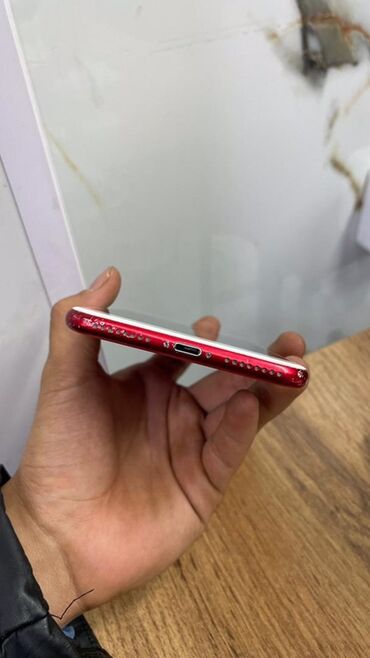 айфон 7 плюс цена бу: IPhone 7 Plus, Колдонулган, 128 ГБ, Кызыл, Каптама, 100 %