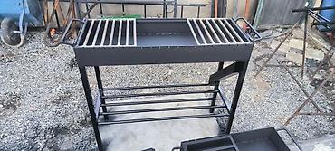 setkalar: Metallik manqal və qril kombinasiyası - Material: qalın metaldan — 1