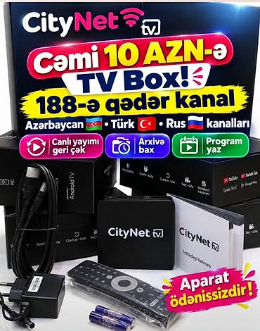 android tv box 9: CityNet TV Box – aylıq cəmi 10 AZN ilə 188‑ə qədər kanal! — 1