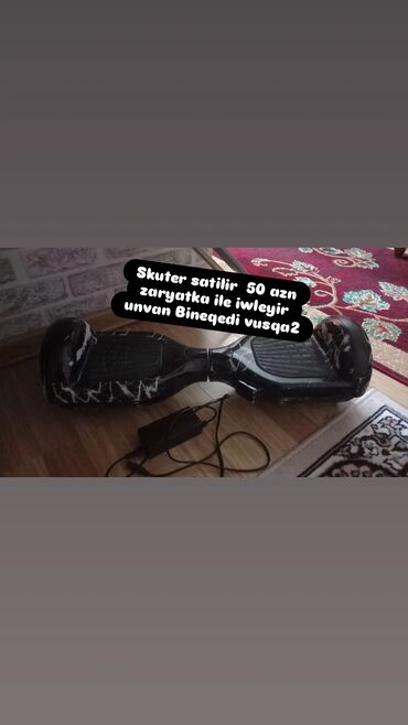 Giroskuterlər: Yalniz whatsapa yazin zeng aktiv deyil